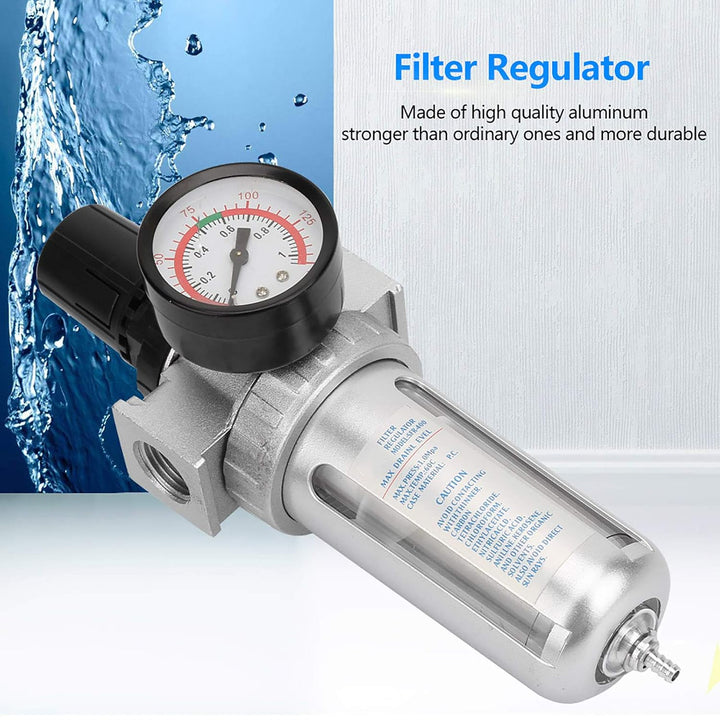 BSP 1/2-Inch Air Filter Regulator with Water Trap - Just Closeouts Canada Inc.X003Z9C9HB
