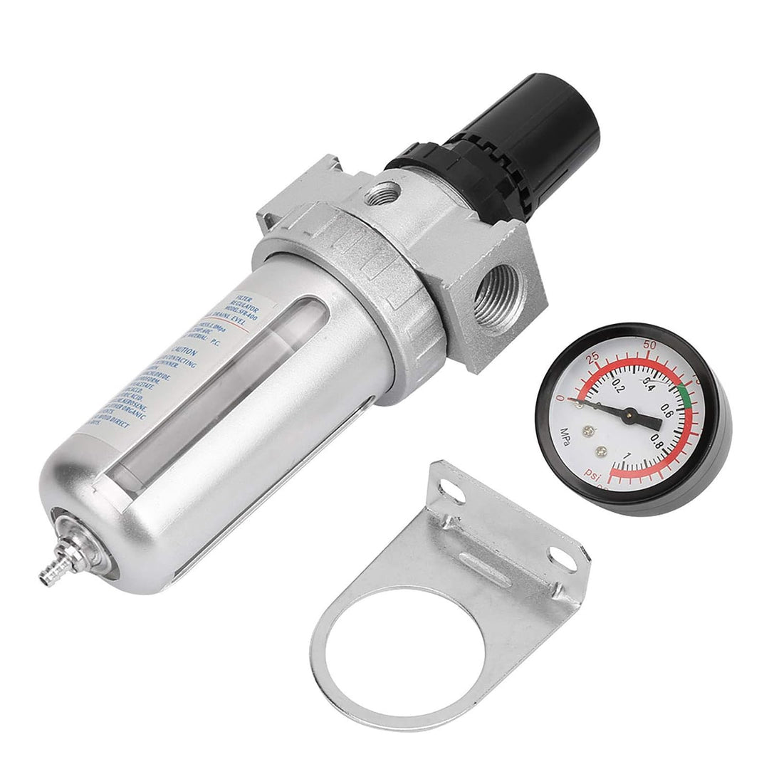 BSP 1/2-Inch Air Filter Regulator with Water Trap - Just Closeouts Canada Inc.X003Z9C9HB