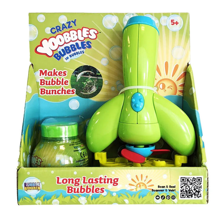 Bubble Blower Toy for Kids | Crazy Yoobbles Bubble - in - Bubble Machine, B321 - Just Closeouts Canada Inc.4897112323211