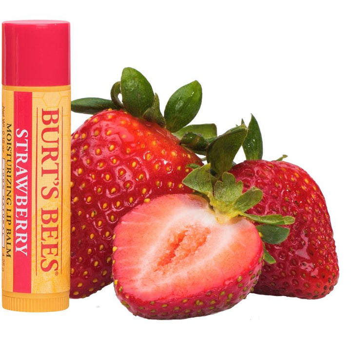 Burt's Bees 100% Natural Origin Moisturizing Lip Balm, Strawberry - Just Closeouts Canada Inc.792850897700