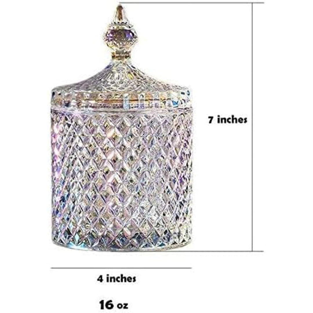 Butterfly Clear Glass Candy Jar with Lid, 16 oz - Just Closeouts Canada Inc.B096PCBZL6