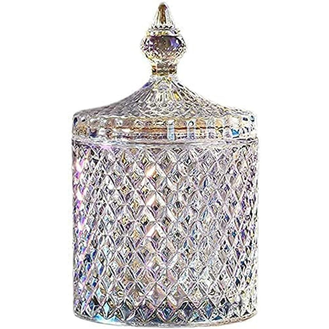 Butterfly Clear Glass Candy Jar with Lid, 16 oz - Just Closeouts Canada Inc.B096PCBZL6