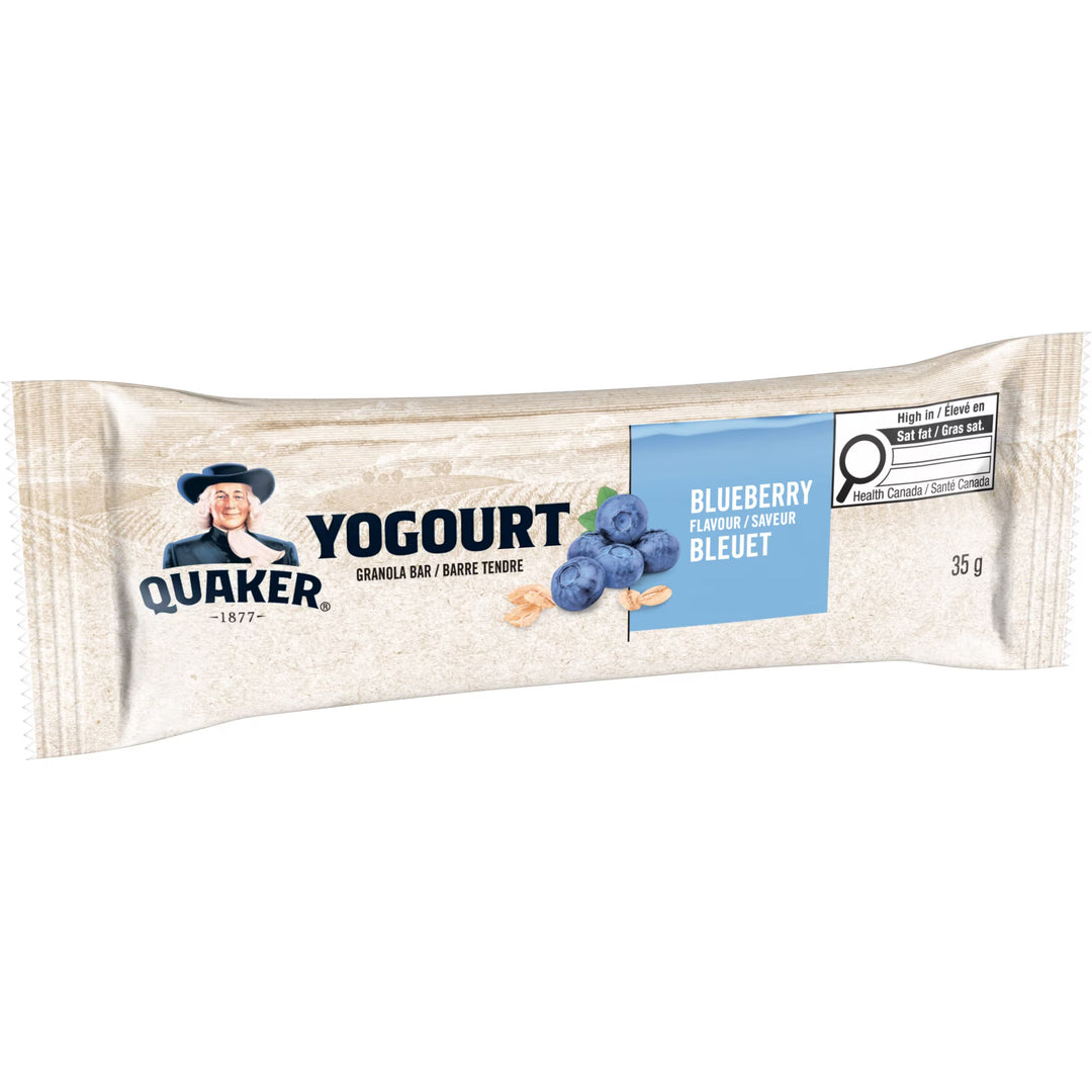 Quaker Yogurt Variety Pack Strawberry Blueberry Vanilla 30 Granola Bars, 1.05kg