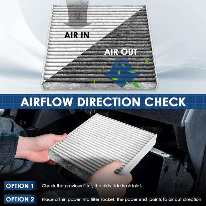 Cabin Air Filter, Replacement for CP966 CF11966,Premium Cabin filter with Activated Carbon, Fit for Buick Enclave/Envision/Regal, Chevrolet Malibu, GMC Sierra/Yukon(1 pack) - Just Closeouts Canada Inc.