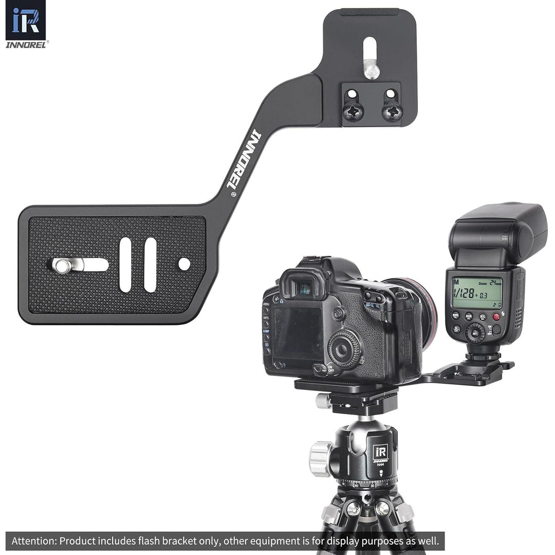 Camera Flashlight Tripod Bracket Professional Multi-Functional Portable Universal Aluminum Bracket with Dual 1/4" Screw Mount Holder for DSLR Camera Stand Shooting LED Light Stand - Just Closeouts Canada Inc.X004MVGZTJ