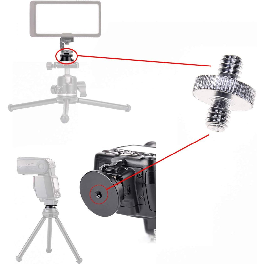 Camera Mount Thread Adapter Set – 1/4 & 3/8 Inch, 20 Pieces - Just Closeouts Canada Inc.