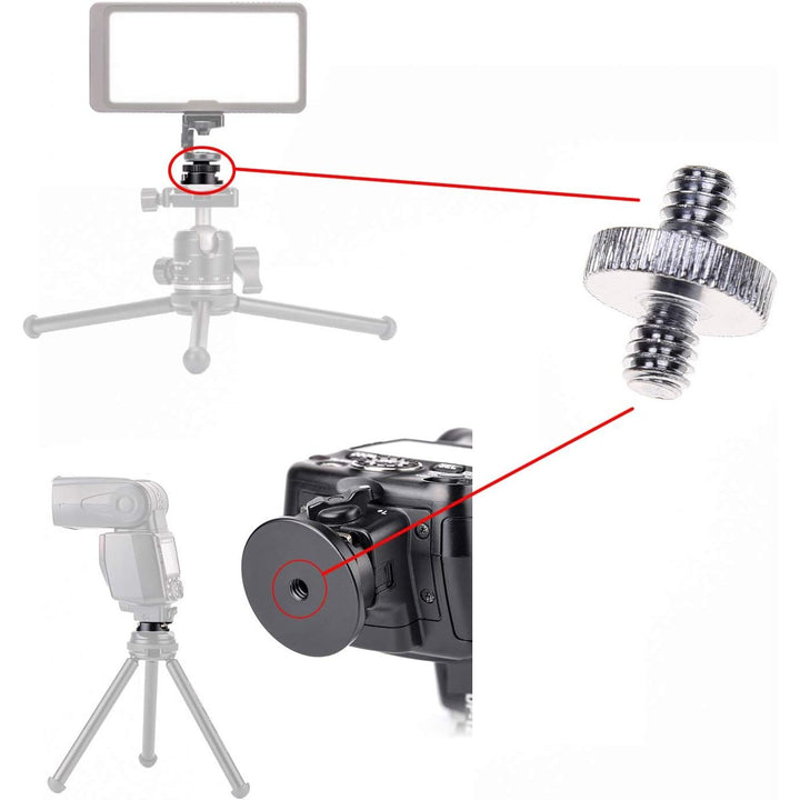 Camera Mount Thread Adapter Set – 1/4 & 3/8 Inch, 20 Pieces - Just Closeouts Canada Inc.