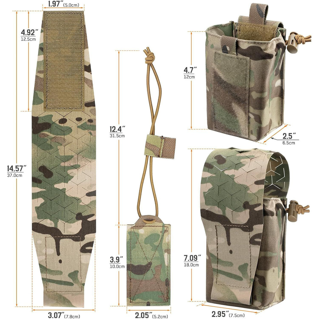 Camogreen MOLLE Double Magazine & Utility Pouch - Just Closeouts Canada Inc.