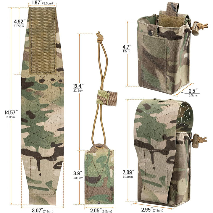 Camogreen MOLLE Double Magazine & Utility Pouch - Just Closeouts Canada Inc.