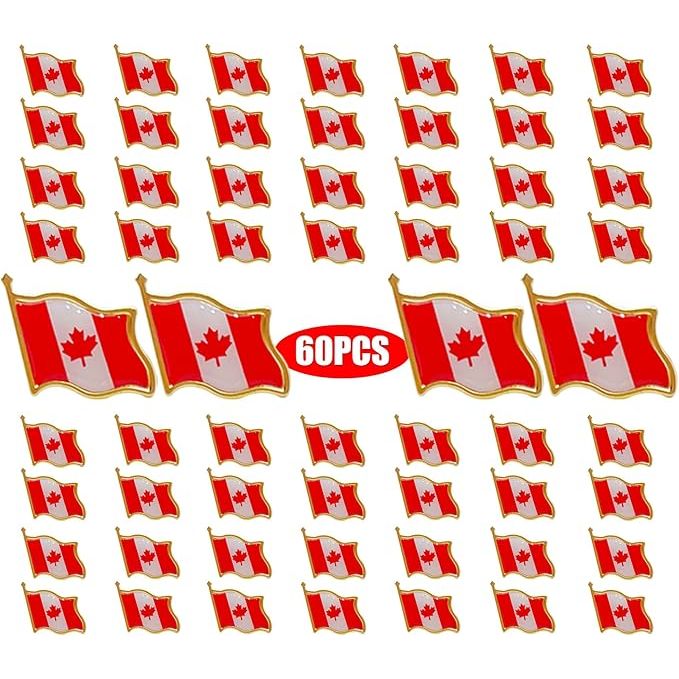 Canada Lapel Pin for Travel, Canadian Maple Leave Pin Brooches Bulk Canada Maple - Leaf Pins - Just Closeouts Canada Inc.