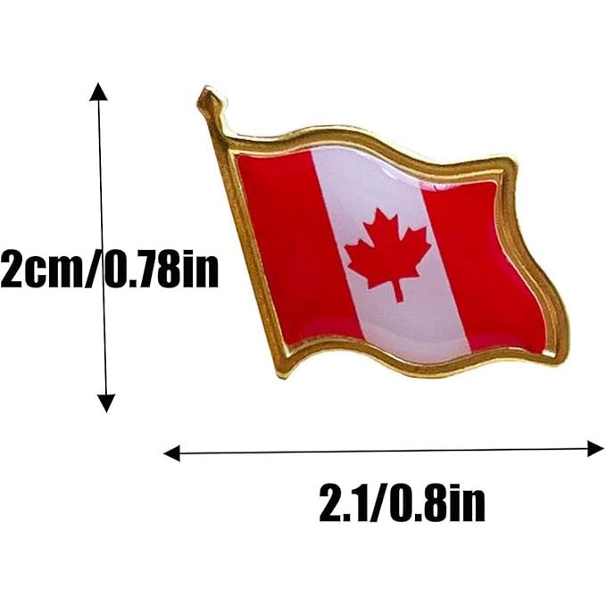 Canada Lapel Pin for Travel, Canadian Maple Leave Pin Brooches Bulk Canada Maple - Leaf Pins - Just Closeouts Canada Inc.
