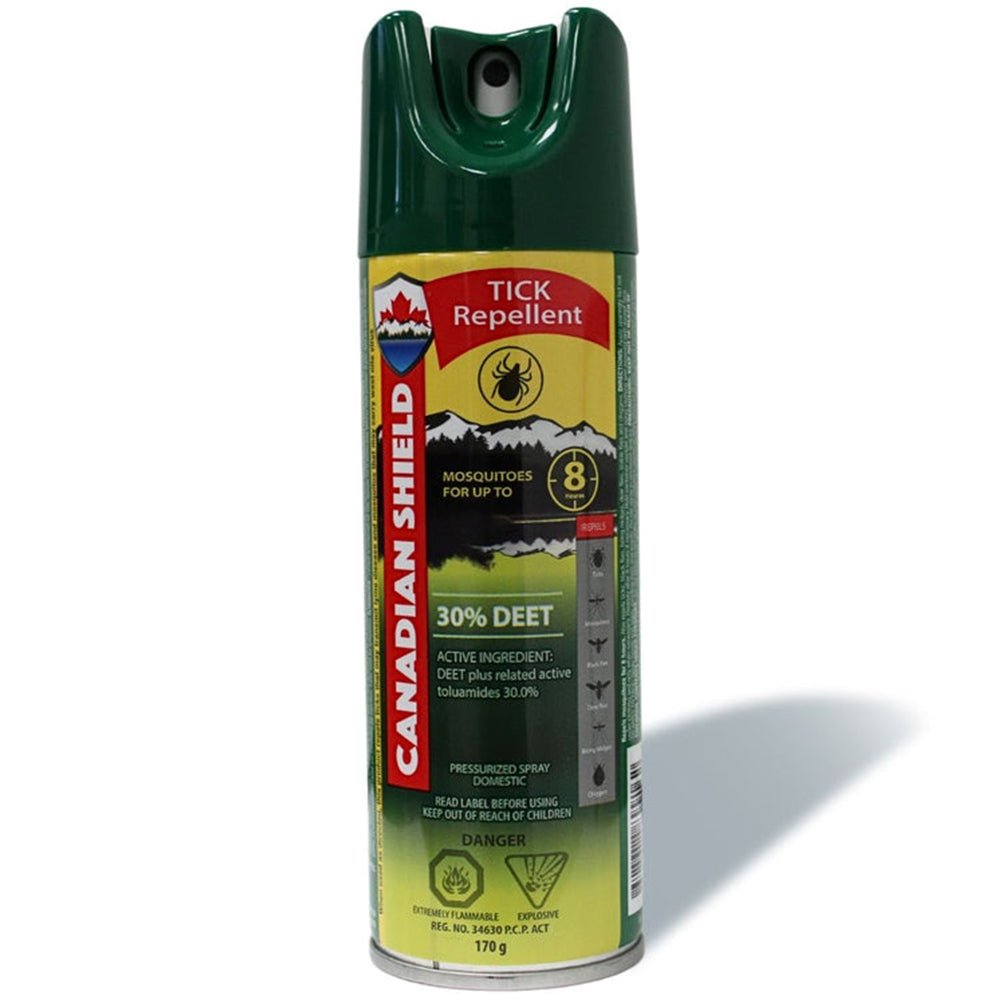 Canadian Shield Insect Repellent TICK 30% DEET Aerosol, 170G-CSA05 - Just Closeouts Canada Inc.