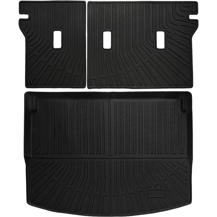 Cargo Liner Fits for Chevy Chevrolet Trailblazer 2021 2025 2024 2023 2022 Trunk Liner All Weather Cargo Mat, Custom Fit TPE Anti-Slip Car Seat Back Protector Accessories (with Backseat Mat) - Just Closeouts Canada Inc.