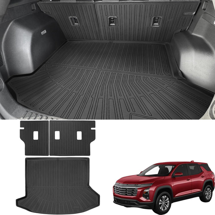 Cargo Mat for Chevrolet Chevy Equinox/GMC Terrain 2025 Accessories Cargo Liner Seat Backrest 2 in 1 Mat All-Weather TPE Black Trunk Cargo Liner for Equinox Accessories - Just Closeouts Canada Inc.