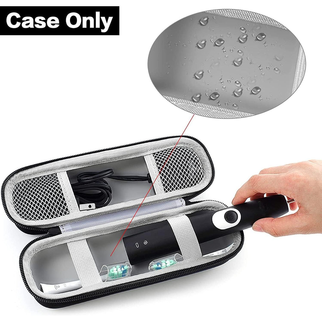 Case Compatible with Philips for Sonicare for ProtectiveClean 4100 5100 6100 6500 7500 Rechargeable Electric Toothbrush.Travel Holder Fits for Oral - B 7500 9600 9300 Pro 1000 (Black) - Just Closeouts Canada Inc.