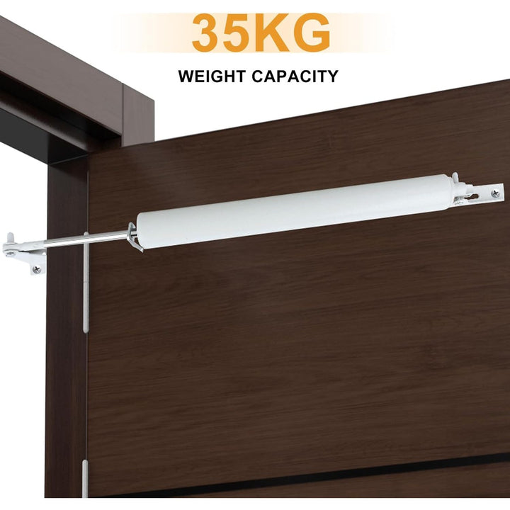 CASONNIK Storm Door Closer, White, Standard Duty Pneumatic Screen and Storm Door Closer - Just Closeouts Canada Inc.