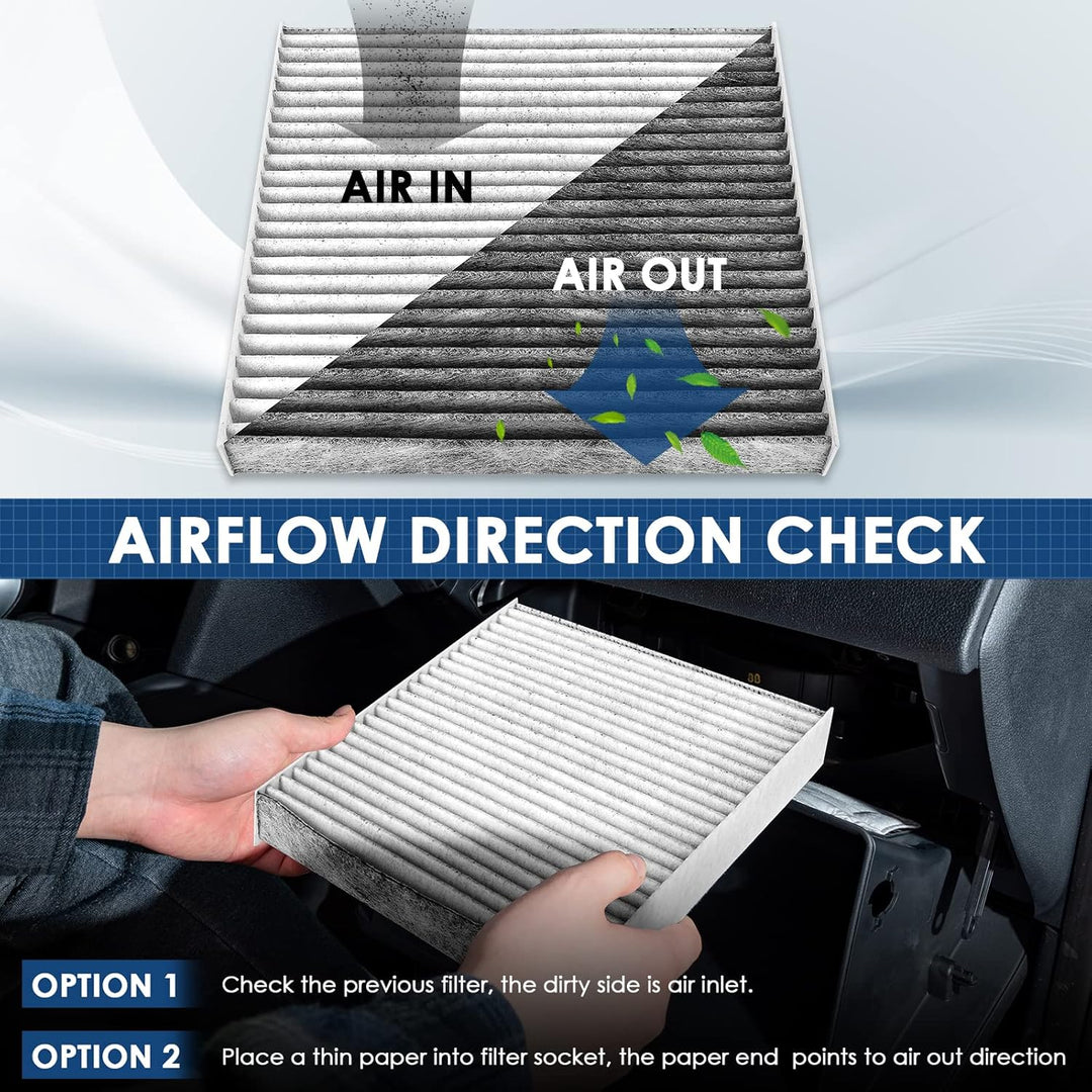 CF11775 Premium Cabin Air Filter with Activated Carbon, Fit for Ford Edge (2015 - 2023)/Fusion (2013 - 2020)/SSV Plug - In Hybrid (2019 - 2020), Lincoln Continental/MKX/MKZ/Nautilus - Just Closeouts Canada Inc.