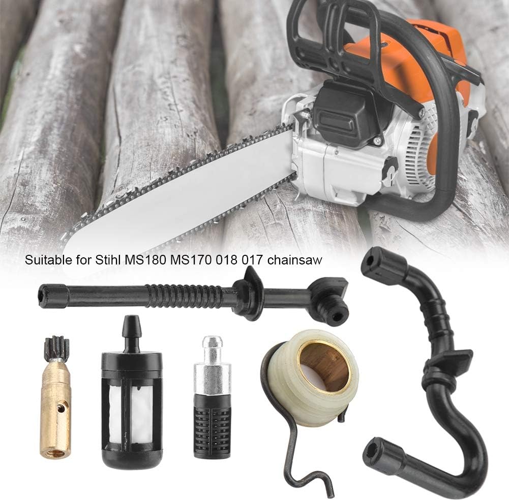 Six-piece chainsaw oil pump repair kit, view 2