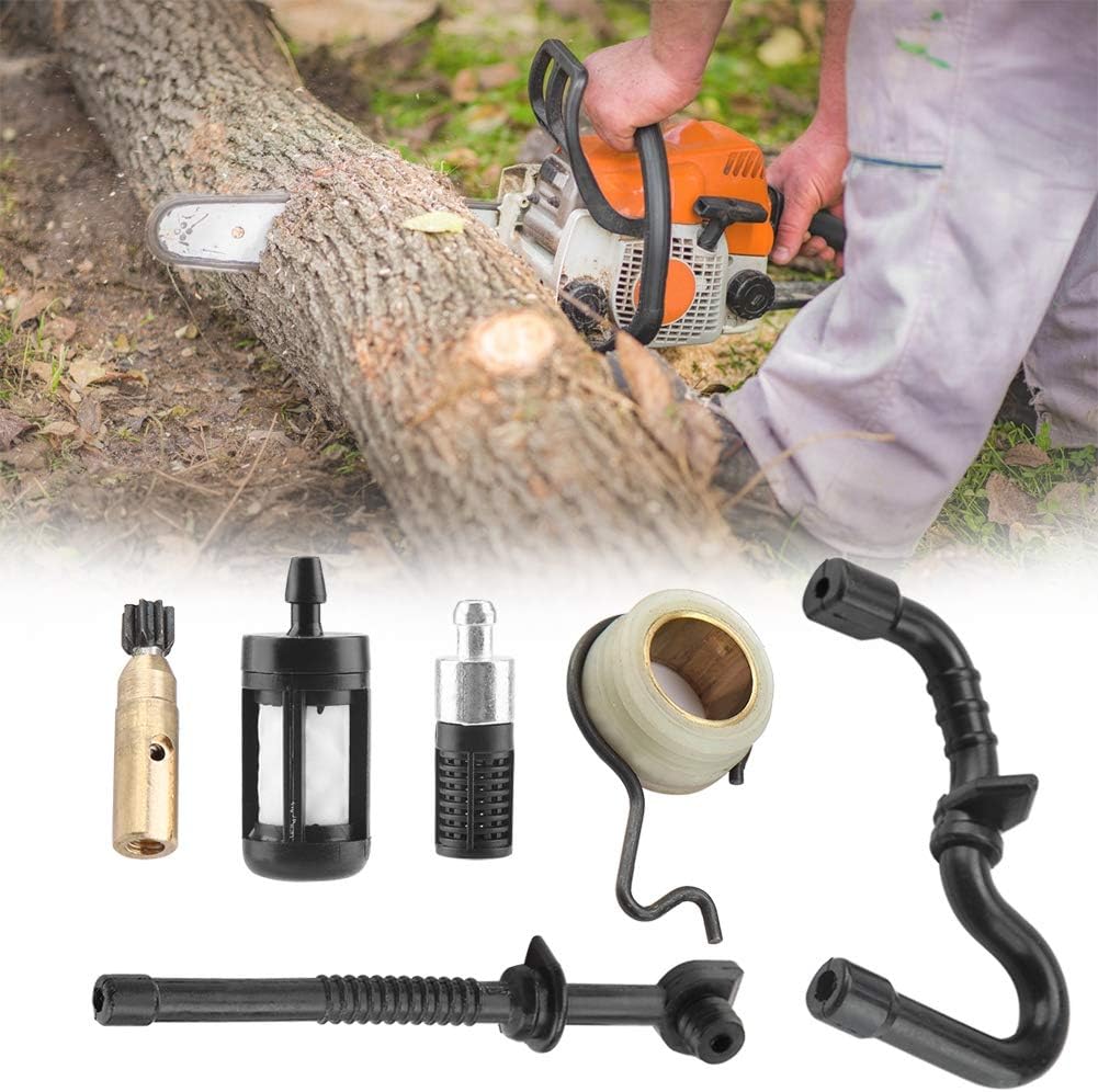 Six-piece chainsaw oil pump repair kit, view 4