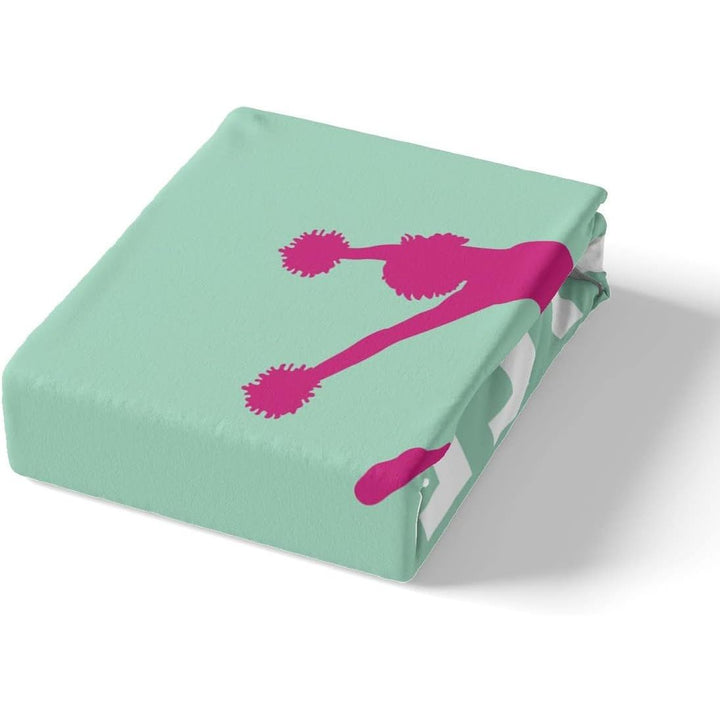 Cheer Duvet Cover Girls Cheerleading Bedding Set for Kids Teens Room Cheeleader Decor Comforter Cover Set Bright Bedspread Cover 3Pcs Zipper Queen Size - Just Closeouts Canada Inc.X003L5NMNT