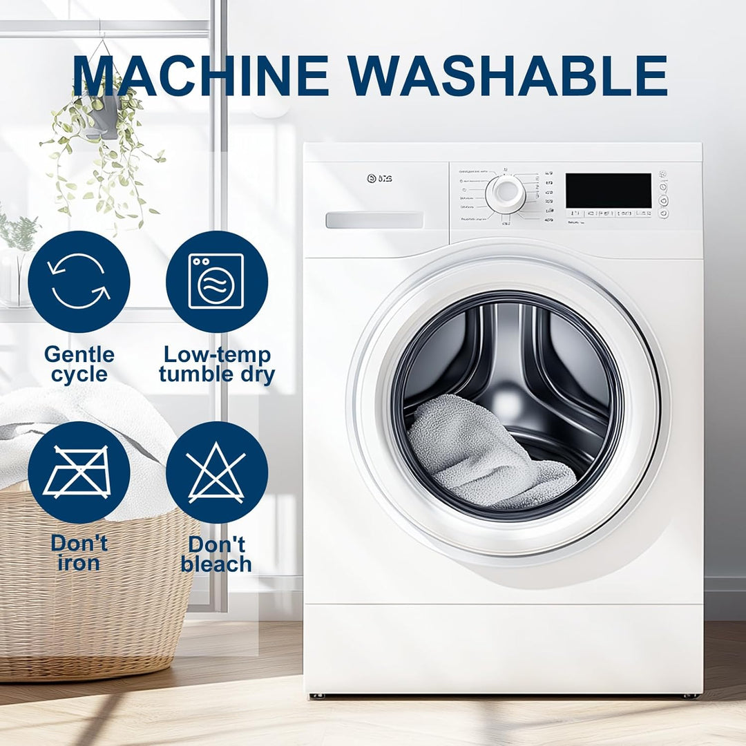 CHOPINMOON King Mattress Topper Extra Thick Mattress Pad, Plush Pillow Top Mattress Cover Soft Bed Topper,18" Deep Pocket - Just Closeouts Canada Inc.