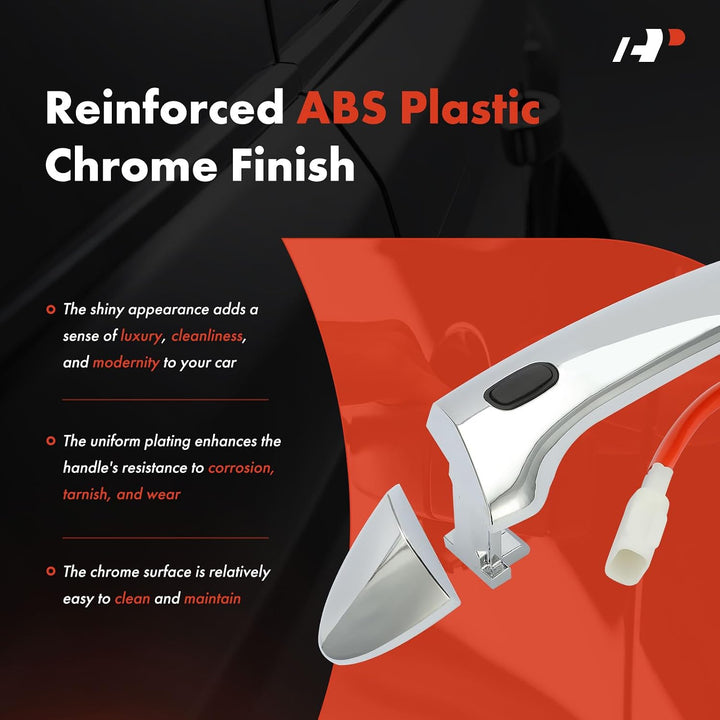 Chrome Front Left Exterior Door Handle for Lexus ES350, LS460 & LS600h - Just Closeouts Canada Inc.