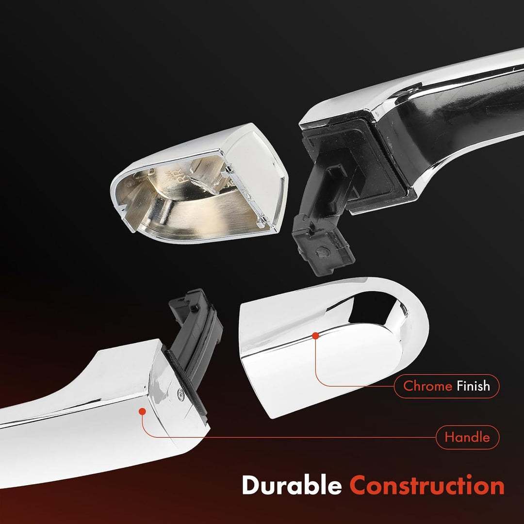 Chrome Rear Right Exterior Door Handle for Sorento 2011–2015 - Just Closeouts Canada Inc.