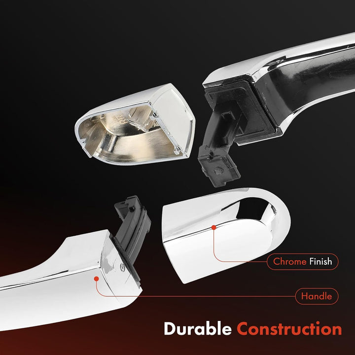Chrome Rear Right Exterior Door Handle for Sorento 2011–2015 - Just Closeouts Canada Inc.