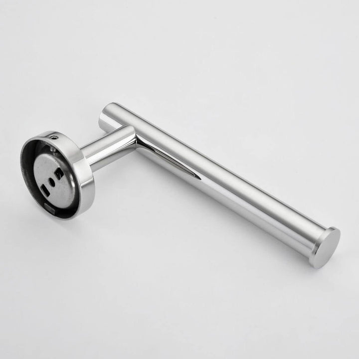 Chrome Toilet Paper Holder Towel Ring, Bathroom Hardware Hand Towel Holder Silver 2 Pieces Wall Mount Bathroom Accessories Set Stainless Steel - Just Closeouts Canada Inc.