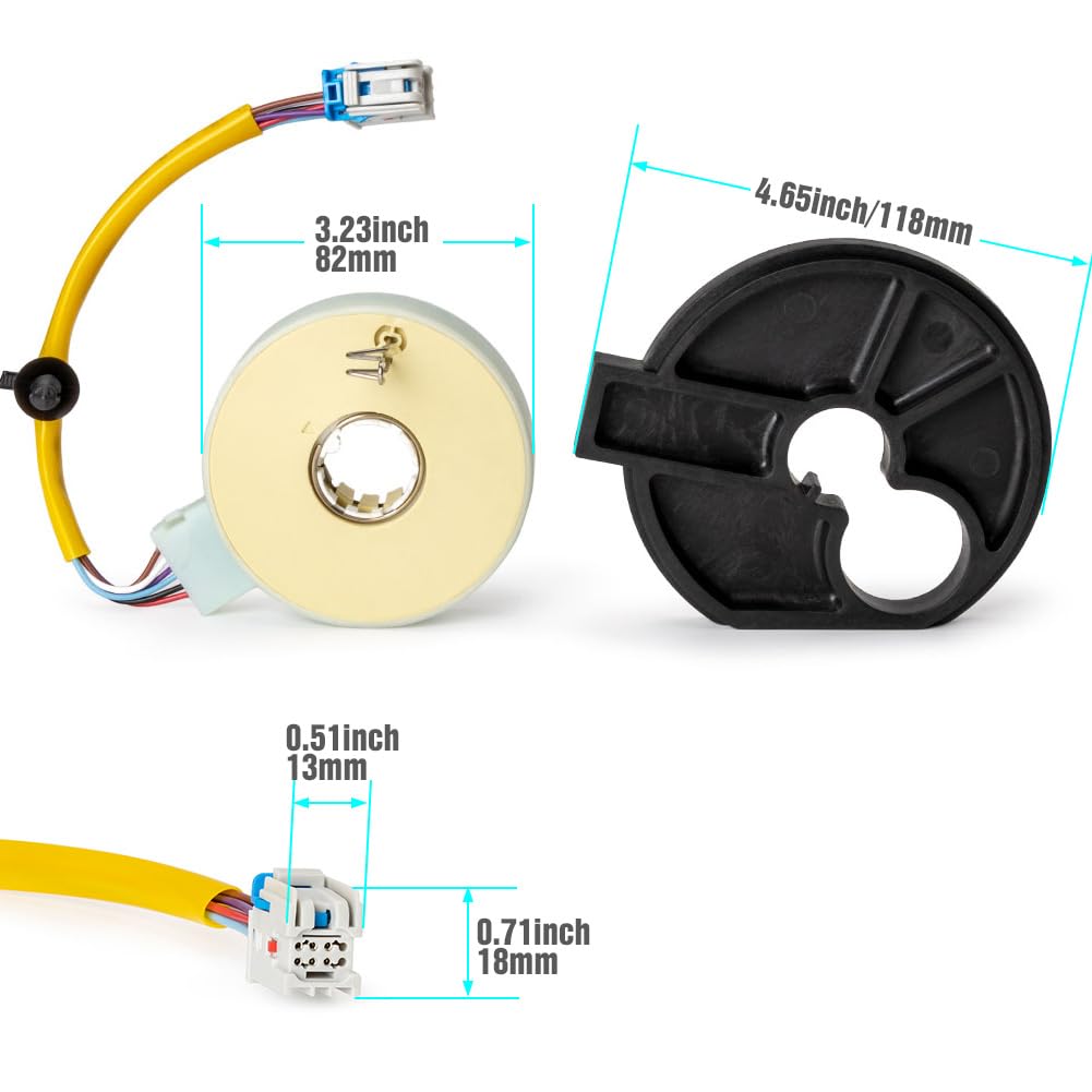 CL8Z-3F818-A Power Steering Torque Rotation Sensor with Alignment Tool for Ford Escape 2008-2012 Torque Sensor CL8Z3F818A - Just Closeouts Canada Inc.X003V9RS2B