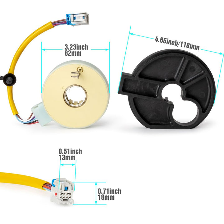 CL8Z-3F818-A Power Steering Torque Rotation Sensor with Alignment Tool for Ford Escape 2008-2012 Torque Sensor CL8Z3F818A - Just Closeouts Canada Inc.X003V9RS2B