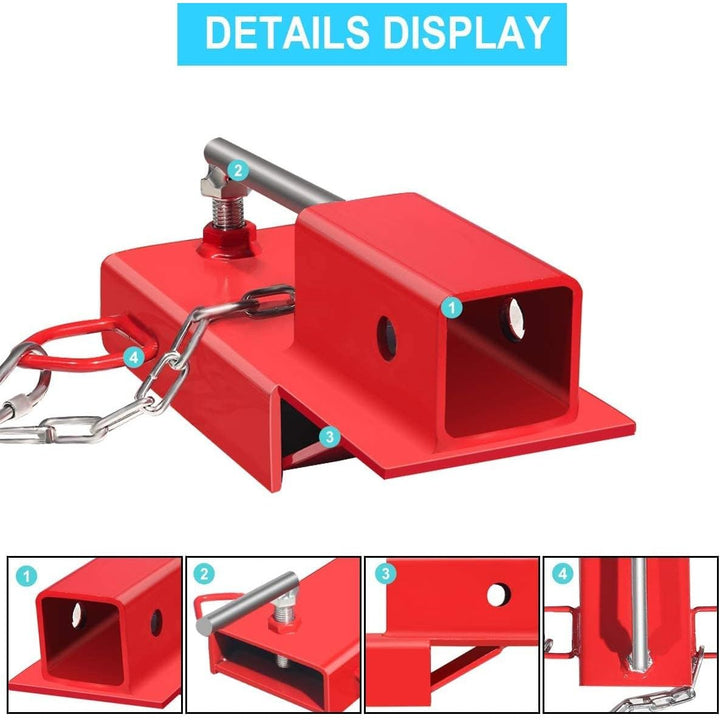 Clamp-On Forklift Trailer Hitch Adapter with 2-Inch Receiver - Just Closeouts Canada Inc.