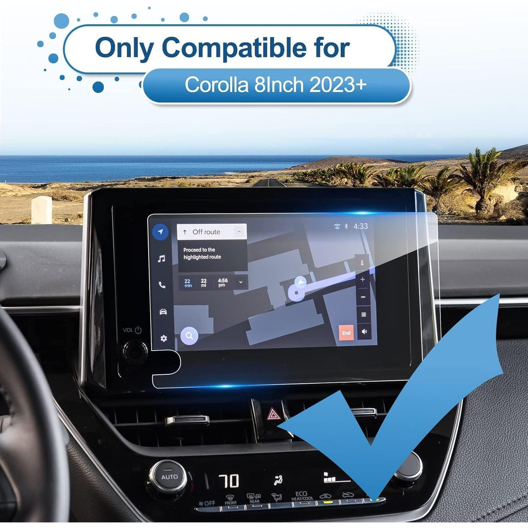 Clear 8-Inch Screen Protector for Toyota Corolla / Corolla Hybrid - Just Closeouts Canada Inc.