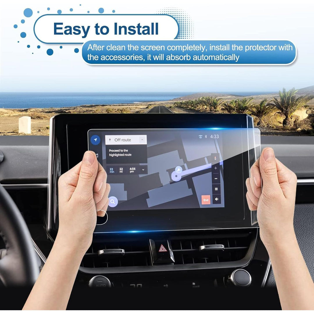 Clear 8-Inch Screen Protector for Toyota Corolla / Corolla Hybrid - Just Closeouts Canada Inc.