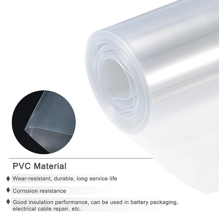 Clear PVC Battery Heat Shrink Wrap, 95 mm Diameter, 8 ft - Just Closeouts Canada Inc.