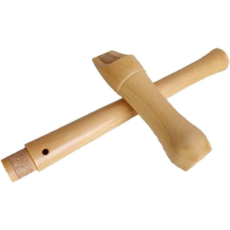 CLIFTON 8 - Hole Soprano Descant Wooden Recorder Flute with Cleaning Brush & Textile Carry Bag For School Student Home Beginning learners (German Fingering) - Just Closeouts Canada Inc.