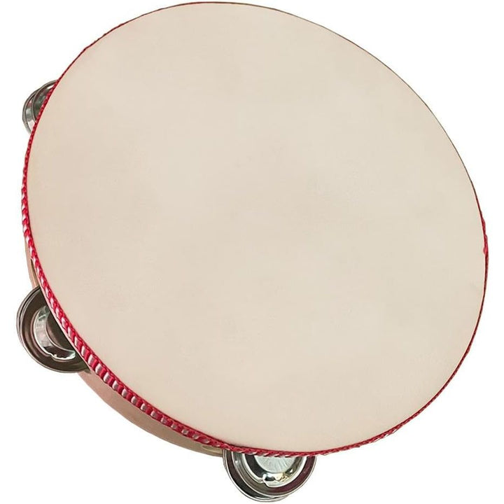 Clifton 8 inch Tambourine Drum Bell Single Row Tambourine Metal Jingles Percussion Instrument Hand Tambourine - Just Closeouts Canada Inc.