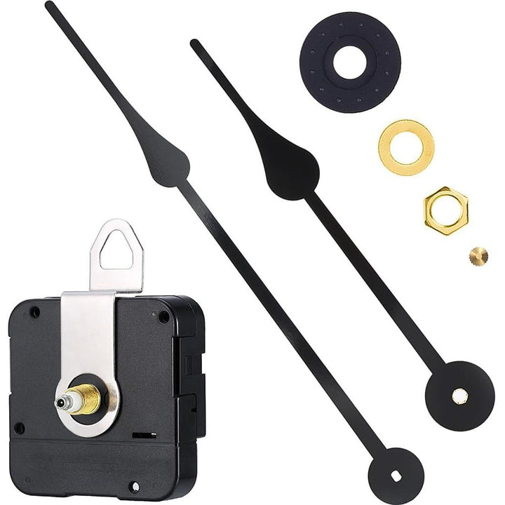 31mm quartz clock movement kit with black hour and minute hands
