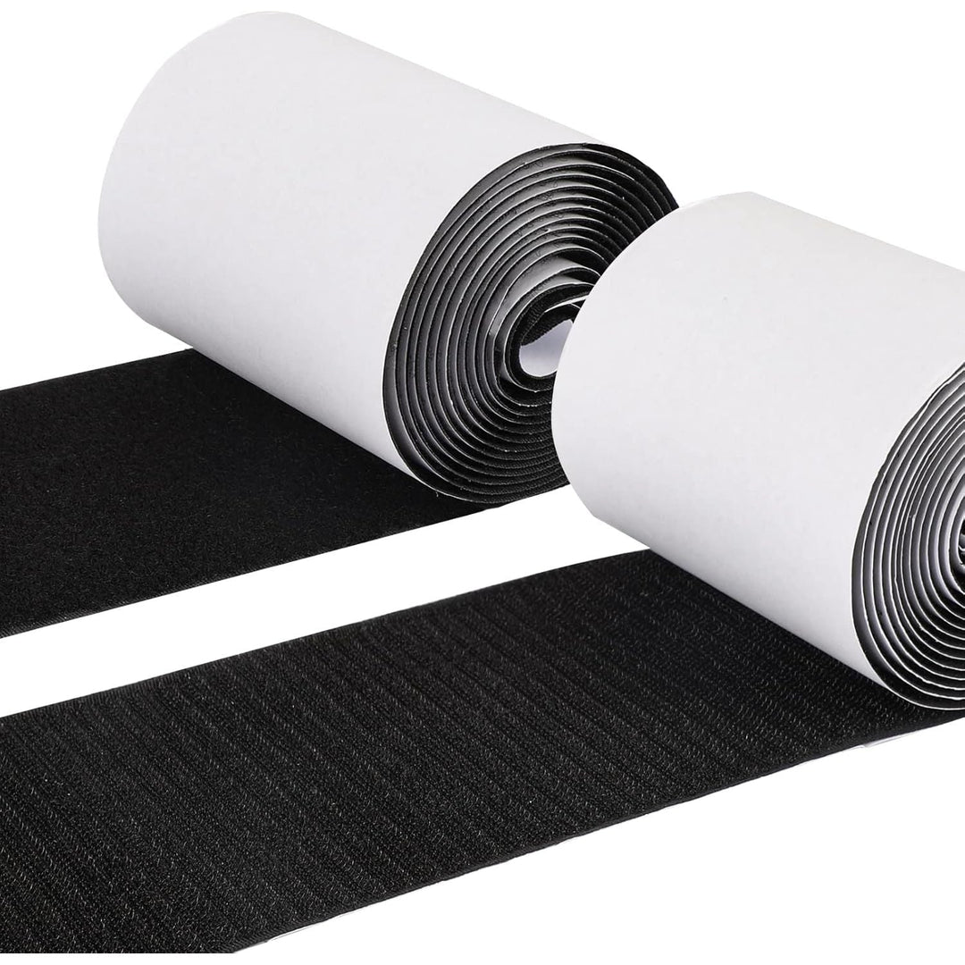 COCOBOO 4 Inch x 9 Feet Hook and Loop Tape for Couch Cushions, Strips with Adhesive, Nylon Self Adhesive Heavy Duty Strips for Home Office School Car and Crafting Organization - Just Closeouts Canada Inc.