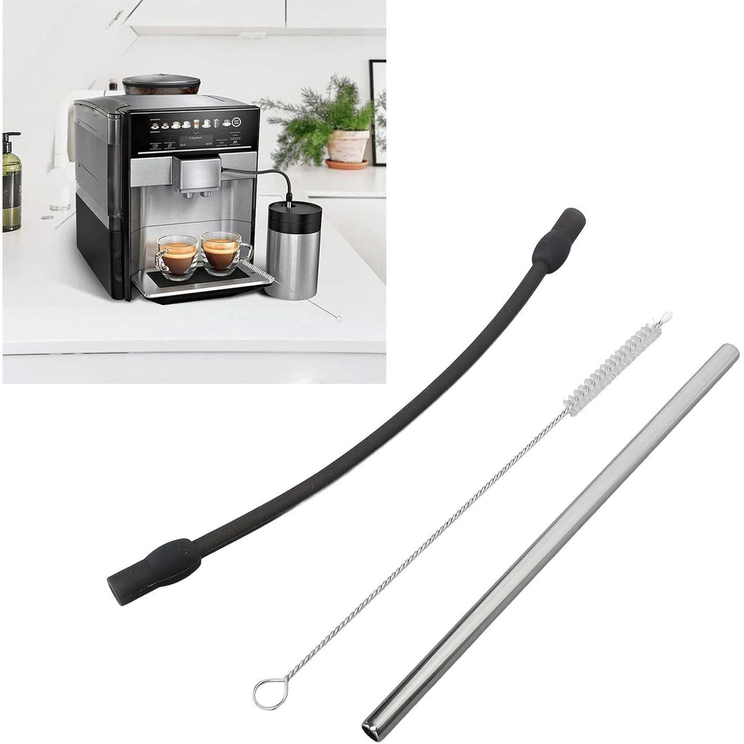 Coffee Machine Milk Hose Kit with Steel Tube and Cleaning Brush - Just Closeouts Canada Inc.X004I9LGBR