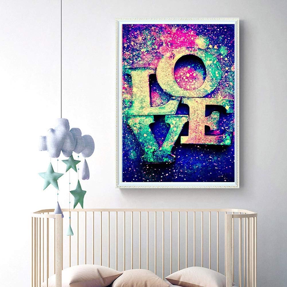 Colourful LOVE Lettering 5D Diamond Painting Kit, 30 x 40 cm - Just Closeouts Canada Inc.X002IB7QG1