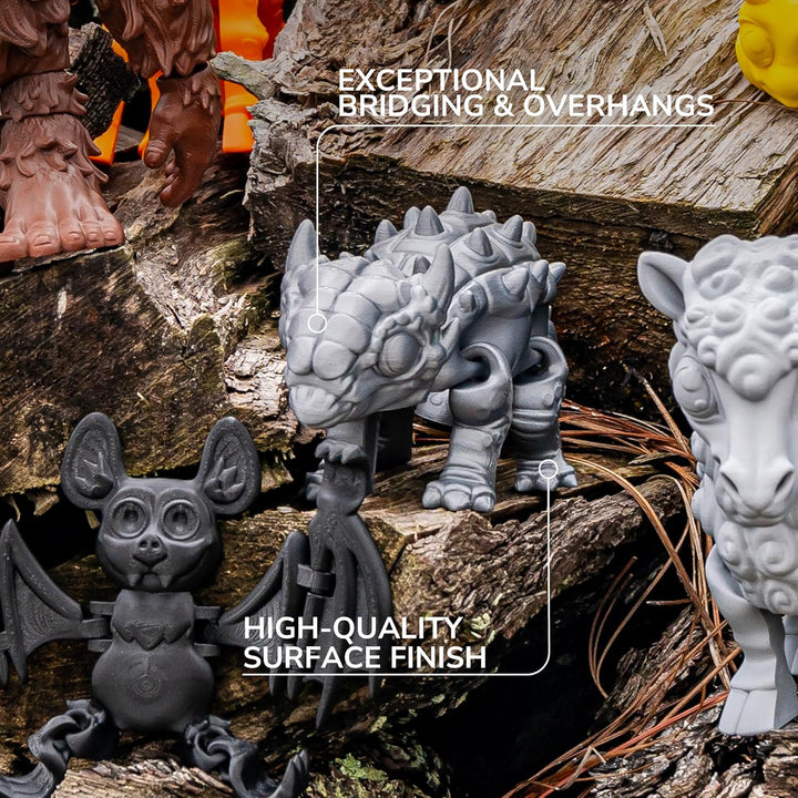 CoPE 3D Printer Filament, Steel Grey 3D Printing Filament 1.75mm 1kg, Prints Better Than PLA, Enables High Speed Printing, Compatible with Most 3D Printer, Steel Grey - Just Closeouts Canada Inc.X0048WZ8H7