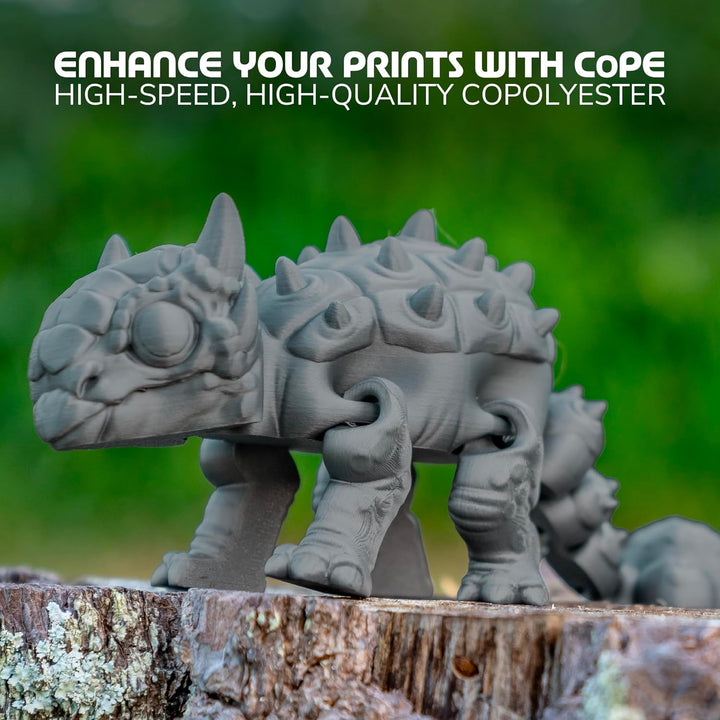 CoPE 3D Printer Filament, Steel Grey 3D Printing Filament 1.75mm 1kg, Prints Better Than PLA, Enables High Speed Printing, Compatible with Most 3D Printer, Steel Grey - Just Closeouts Canada Inc.X0048WZ8H7