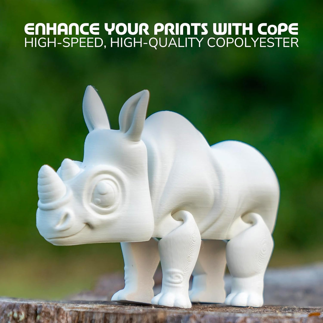 CoPE 3D Printer Filament, White 3D Printing Filament 1.75mm 1kg, Prints Better Than PLA, Enables High Speed Printing, Compatible with Most 3D Printer, White - Just Closeouts Canada Inc.X0048WZ8GD
