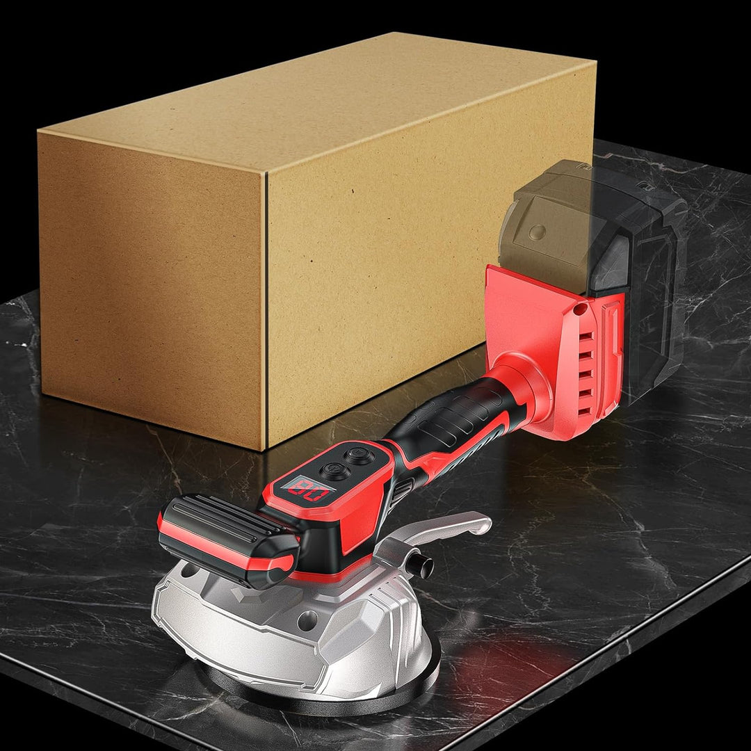 Cordless Tile Vibration Leveling Machine Compatible with Milwaukee 18V Battery, Portable Oscillating Tool with 8 Adjustable Speed,Suction Cup,Digital Display,for Floor,Tile,Wall - Just Closeouts Canada Inc.X004YRZVP5