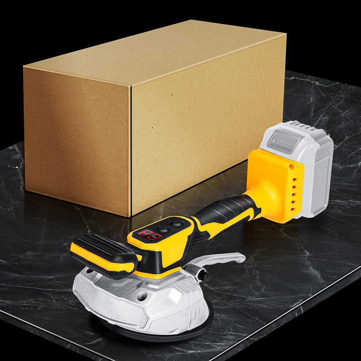Cordless Tile Vibration Tool Compatible with DeWALT 20V Battery: Portable Tiler Vibration Leveling Machine with 8 Adjustable Speed,Suction Cup,Digital Display for Floor,Tile,Wall - Just Closeouts Canada Inc.X004YRZM4P