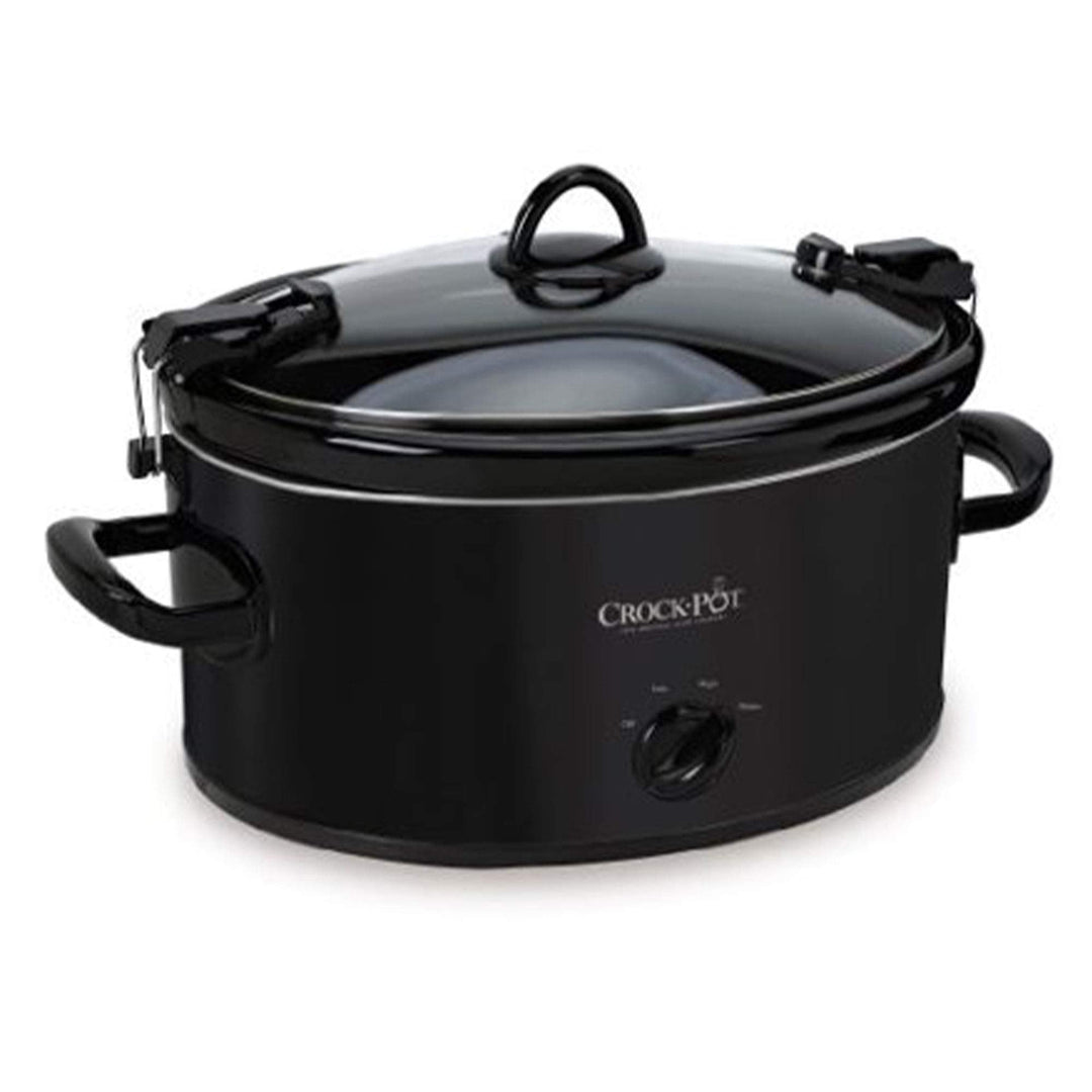 Crock - Pot 6 - Quart Cook & Carry Oval Manual Portable Slow Cooker, Black - Just Closeouts Canada Inc.