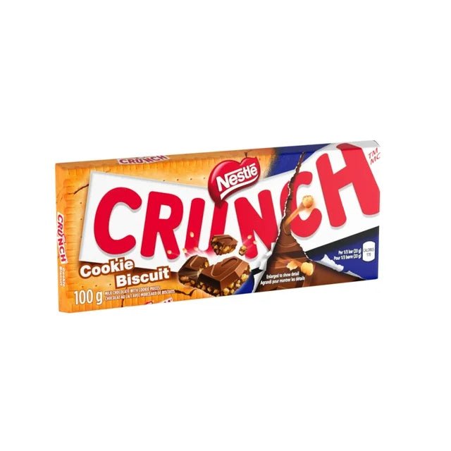 Crunch Milk Chocolate Bar Cookie Biscuit, 100g - Just Closeouts Canada Inc.