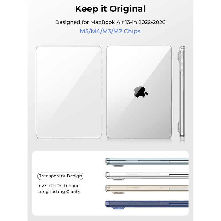 Crystal Clear Hard-Shell Case for 13.6-Inch Air A3240/A3113/A2681 - Just Closeouts Canada Inc.