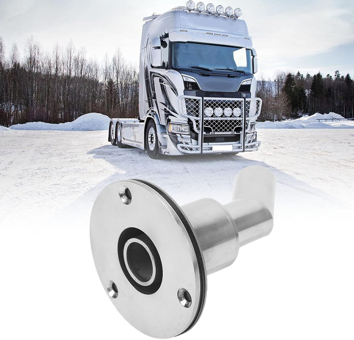 Curved 24 mm stainless heater exhaust fitting, view 5